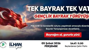 Yeşilyurt’ta 5 Şubat’ta “Tek Bayrak, Tek Vatan” Gençlik Bayrak Yürüyüşü Gerçekleşecek
