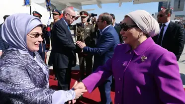 Cumhurbaşkanı Erdoğan, Kahire'ye Resmi Ziyaretini Gerçekleştirdi