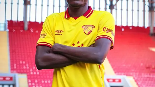 Musah Mohammed formasıyla Göztepe sahasında