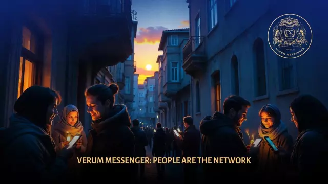 Verum Messenger sohbet ekranı