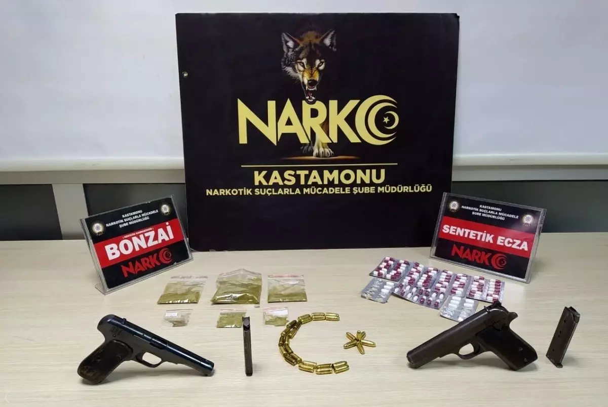 Kastamonu’da Uyuşturucu Operasyonu: 3 Şahısın 22 Yıllık Hapis Cezası
