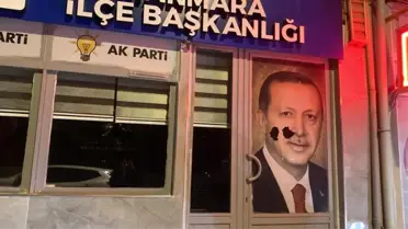 Balıkesir'de AK Parti Genel Merkezine Yönelik Taşlı Saldırı Şüpheli Tutuklandı