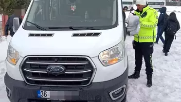 Kars’ta Okul Servisi Denetimi: Sürücülere Kesin Uyarılar