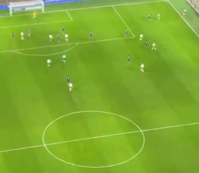 Stadyumun tribünlerinden bir kesit