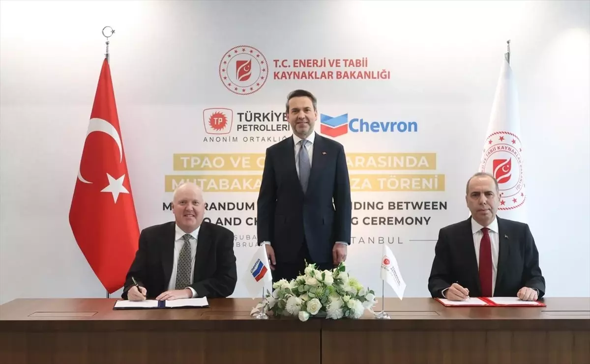TPAO ve Chevron, Yeni Petrol‑Gaz Arama Anlaşması İmzaladı