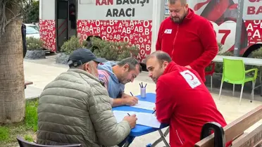 Kan bağışı etkinliği fotoğrafı