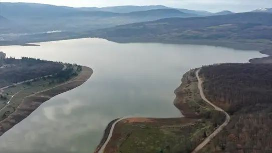 Barajın su seviyesi ölçümü