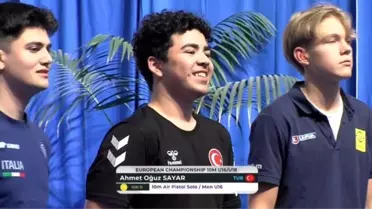 Ahmet Oğuz Sayar, Bulgaristan’da Avrupa Rekoru Kırdı ve Altın Madalya Kazandı