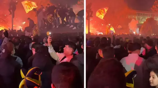 Fenerbahçe’nin Yeni Transferi N’Golo Kante Havalimanında Taraftar Coşkusuyla Karşıladı