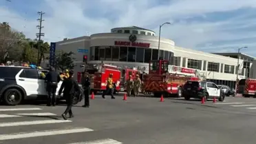 Kaza sonrası market içinde oluşan hasar