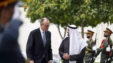 Almanya Başbakanı Merz ve BAE Devlet Başkanı Al Nahyan İşbirliği Görüşmelerinde Birlikte Çözüm Ürettiler