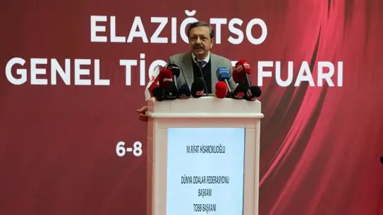 TOBB başkanı Elazığ’da fuar katılımı