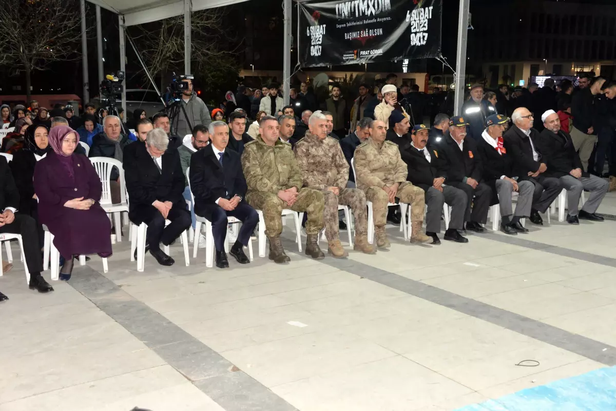 Kazım Budak, Kahramanmaraş Deprem Anma Programında Birlikte Oldu