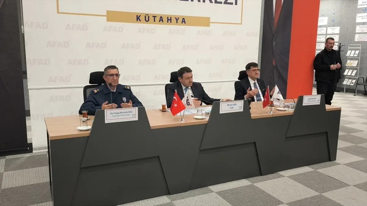 Kütahya’da 6 Şubat Deprem Şehitleri Anma Töreni Gerçekleşti