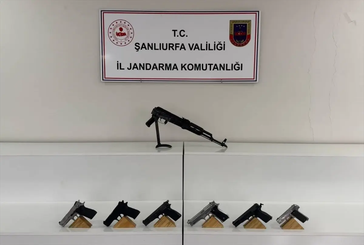 Şanlıurfa’da Silah Kaçakçılığı Operasyonu: 13 Şüpheli Tutuklandı