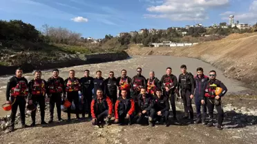 Asi Nehri'nde kaybolan Berkan Karakaya'ya dair görüntü