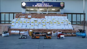 Batman’da Kaçak Sigara Üretim Deposu Ele Geçirildi