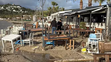 Bodrum’da Şiddetli Sağanak Sonrası 109 Ev ve İş Yeri Sular Altında Kaldı