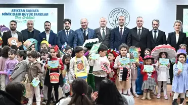 Gaziosmanpaşa Çocukları Atıkları Sanata Dönüştürerek Büyük Bir Sergi Düzenledi