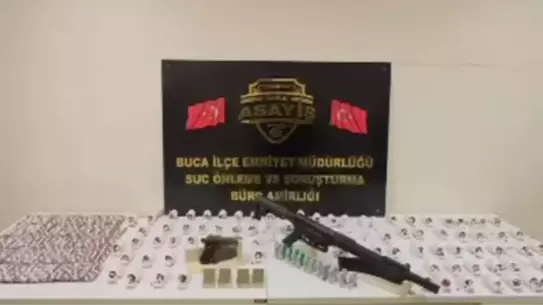 İzmir Buca'da Büyük Uyuşturucu ve Silah Operasyonu