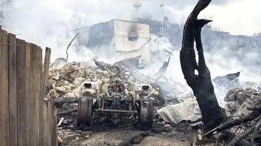 Karabük Ovacık’ta Gece Yarısı Yangını: 4 Ev, Ahır ve Traktör Yok Oldu