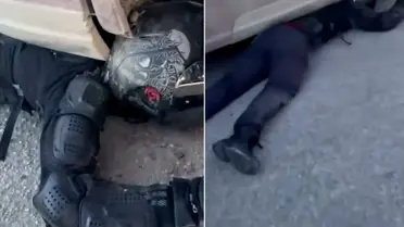 Adana’da TIR Çarpması Altında Kalan Motosikletçi, Kaskı ve Koruyucu Donanımıyla Mucizevi Şekilde Hayatta Kaldı