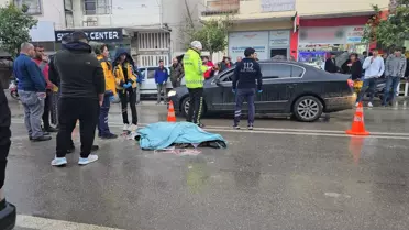 Kazada çarpan TIR ve yaya