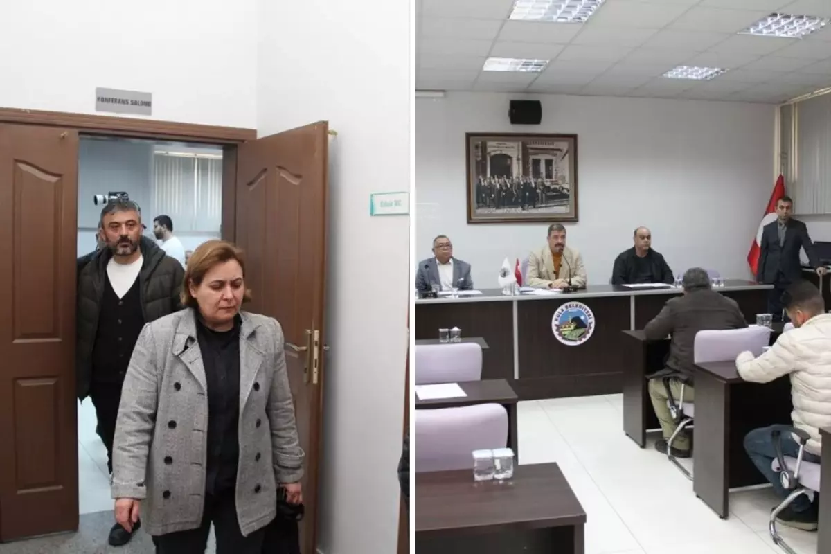 Kula Belediye Meclisi Başkanı’nın Gecikmesi Sonrası Çekişme ve Toplantı İptali