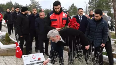 Kahramanmaraş’ta Deprem Şehitleri Anma Töreni: Dualarla Anıldı