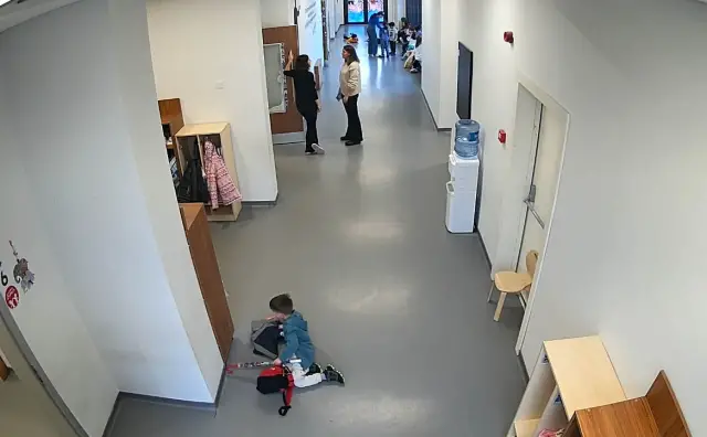 Kreş giriş kapısı