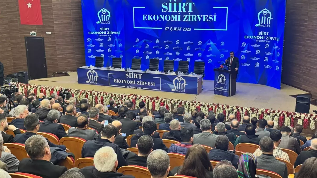 Cevdet Yılmaz'dan Siirt Ekonomi Zirvesi'nde Barış ve Yatırım Çağrısı