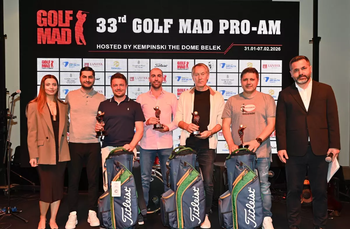 Max Kramer, Serik'te Düzenlenen Golf Mad Pro‑Am Turnuvası'nda Şampiyonluğa Ulaştı