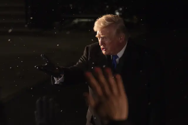 Trump açıklama anı