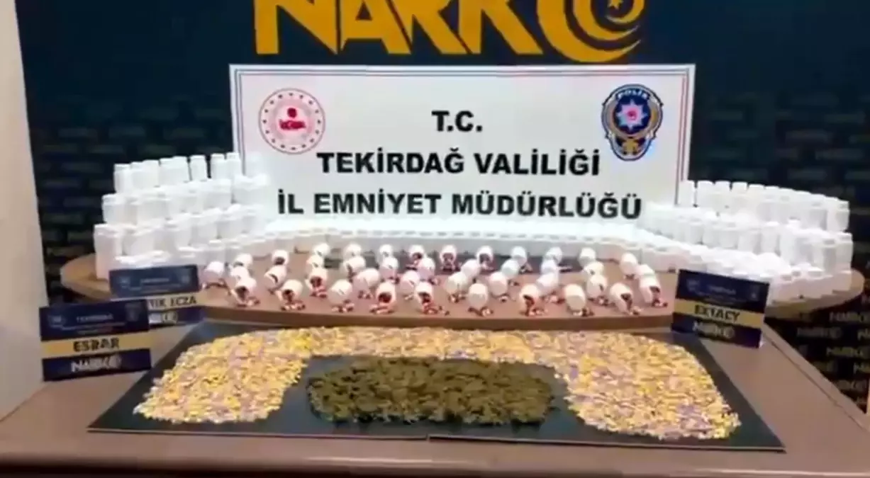 Çorlu'da 3 Milyon Liralık Uyuşturucu Operasyonu: 2 Şüpheli Tutuklandı