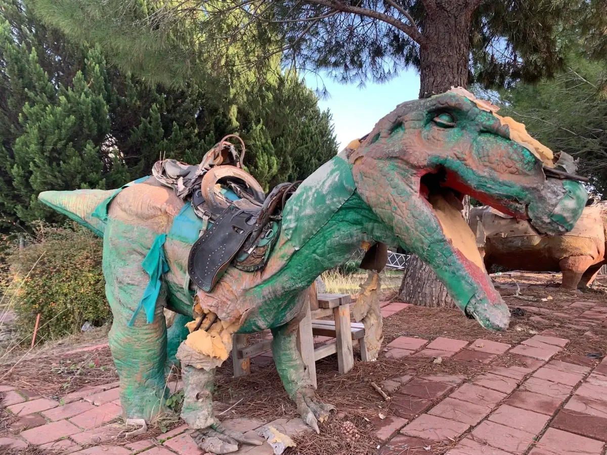 Adana’da Dinozor Park’ta Çocukların Kuş Yuvası Tahribatı Gözler Önünde