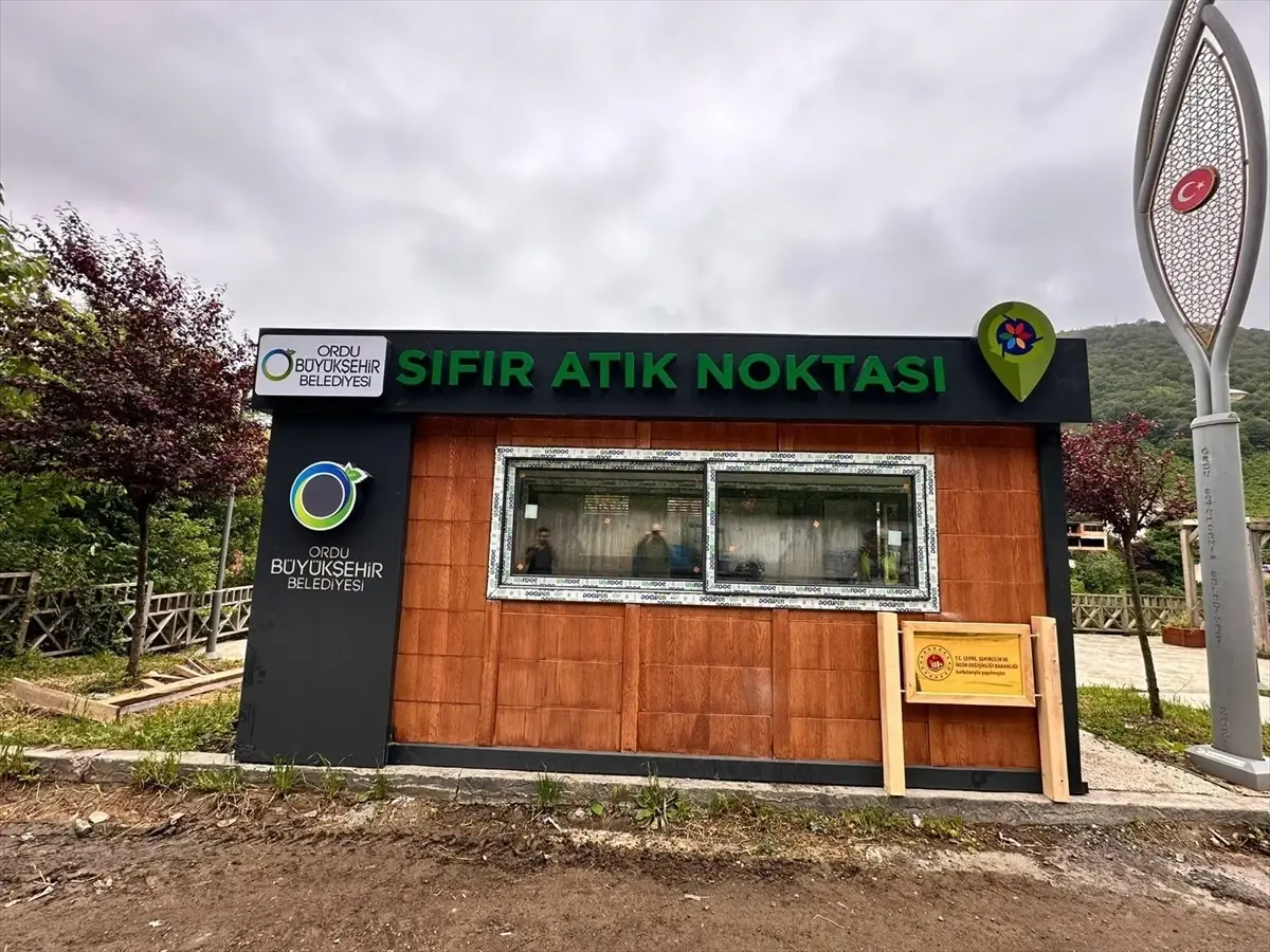 Ordu’da 19 İlçeye Sıfır Atık Noktası Açıldı: Geri Dönüşümde Yeni Dönem