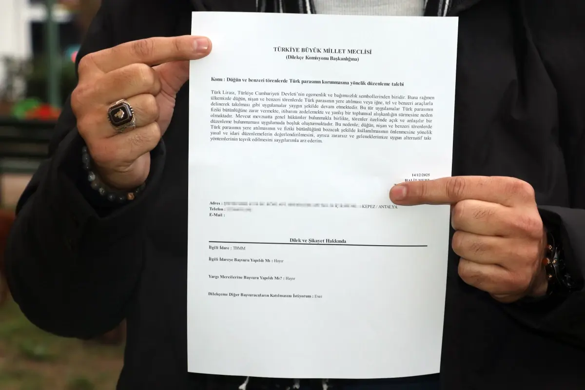 TBMM'ye Düğünlerde Türk Lirası Koruma Talebi: Halit Mert'ten Açıklama