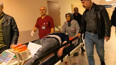 Motosiklet kazası görüntüsü