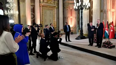 Ürdün Kralı 2. Abdullah, Erdoğan'a Hüseyin Bin Ali Nişanı Takdim Etti