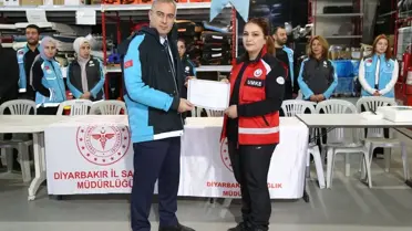 UMKE eğitimli sağlık personeli grup fotoğrafı