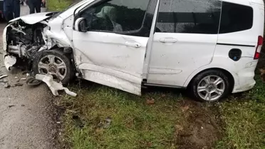 Kazada hasar gören araçlar