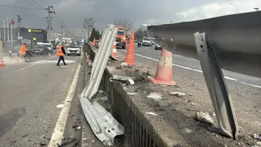 Kaza sonrası araçların durumu