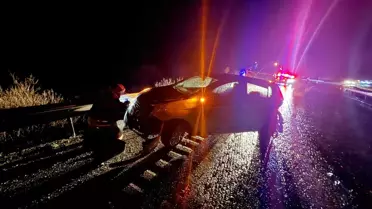 Kazanın meydana geldiği kaygan yol