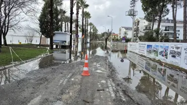 Köyceğiz gölünde sel sonrası görüntü