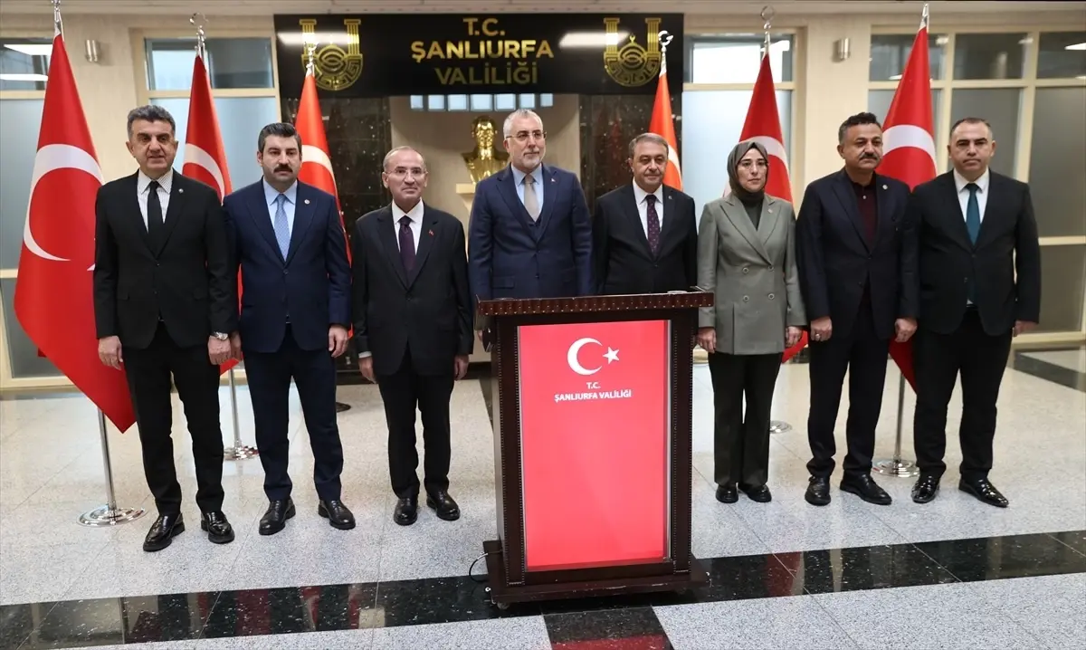 Vedat Işıkhan Şanlıurfa Valiliği ziyareti