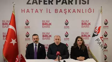 Ümit Özdağ Hatay’da parti binası açılışı