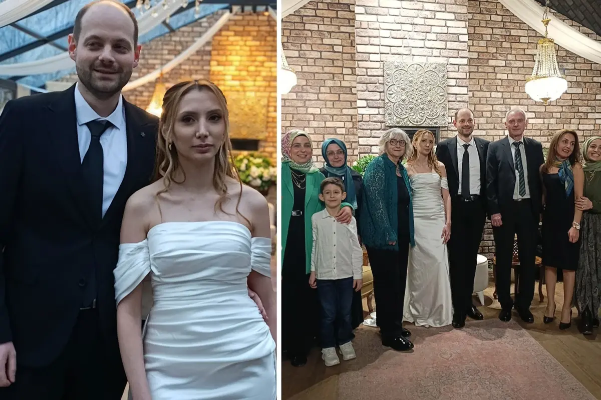 Alman damat, nişan töreninde Türk bayrağına gösterdiği saygıyla dikkat çekti