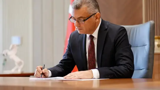 Erhürman ve Guterres görüşme sırasında