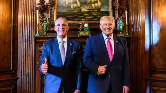 Trump ve Asfura güvenlik konularını tartışıyor