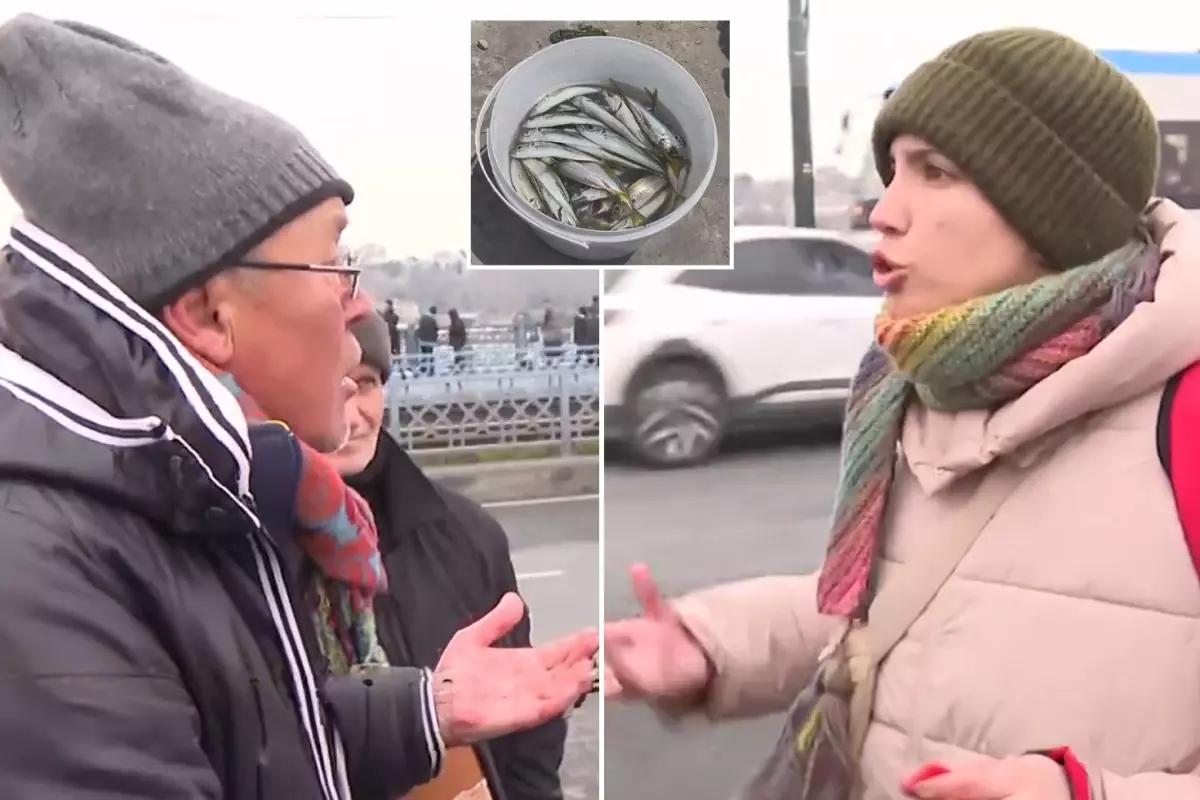 Galata Köprüsü'nde olay anı